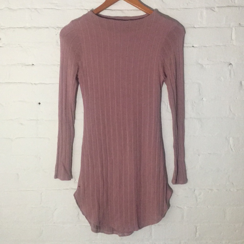 Nude Pink Mini Dress